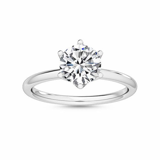 Super Special 18K 1ct Lab Grown Round Solitaire Diamond Ring - Lab Grown Diamonds Australia