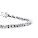 18K White Gold 3ct. tw. Lab Grown Diamond Tennis Bracelet - Lab Grown Diamonds Australia