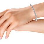 18K White Gold 5ct. tw. Lab Grown Diamond Tennis Bracelet - Lab Grown Diamonds Australia