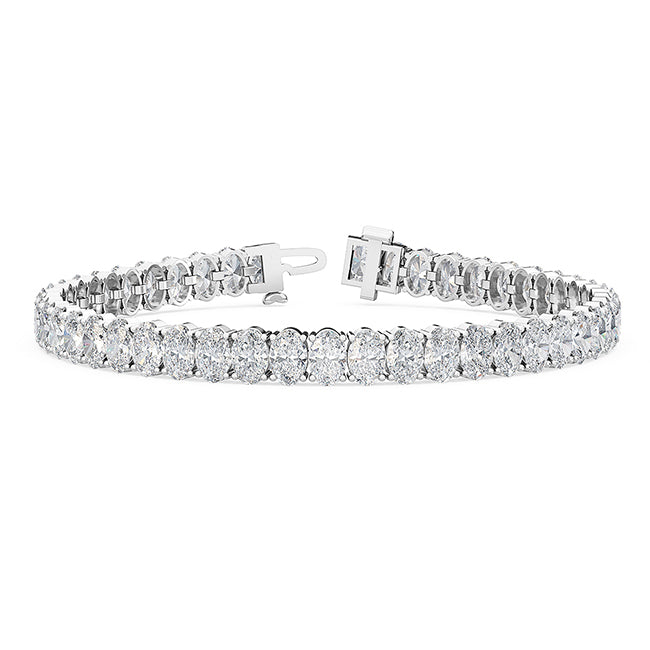 Tennis Bracelet with 2.565 Carat TW of Diamonds in 14k White Gold -  Opulenti Jewellers