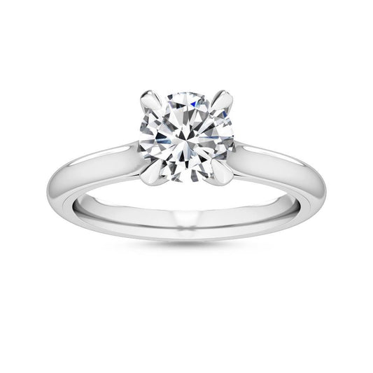 18K White Gold Lab Grown Eagle Claw Solitaire Ring ( Setting Only ) - Lab Grown Diamonds Australia