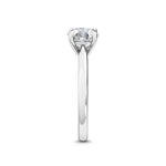 18K White Gold Lab Grown Four Claw Solitaire Ring ( Setting Only ) - Lab Grown Diamonds Australia