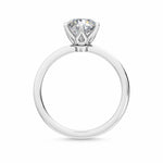 18K White Gold Lab Grown Solitaire Ring ( Setting Only ) - Lab Grown Diamonds Australia