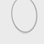 18k White Gold 24ct Lab Grown Diamond Tennis Necklace